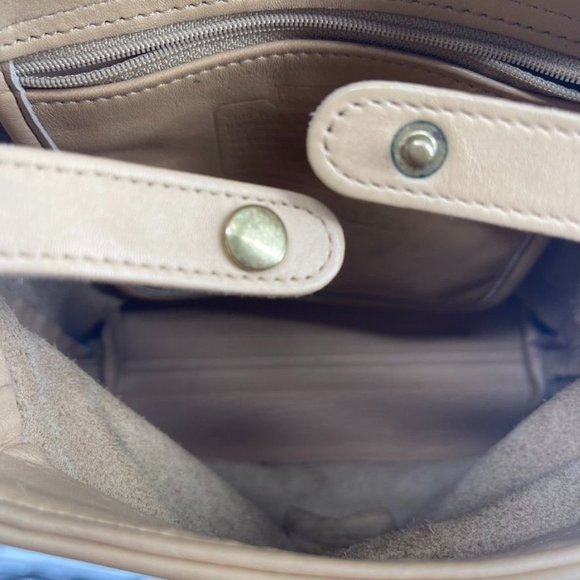 Coach Vintage Bantam Light Tan Leather Convertible Backpack Crossbody - Picture 8 of 12